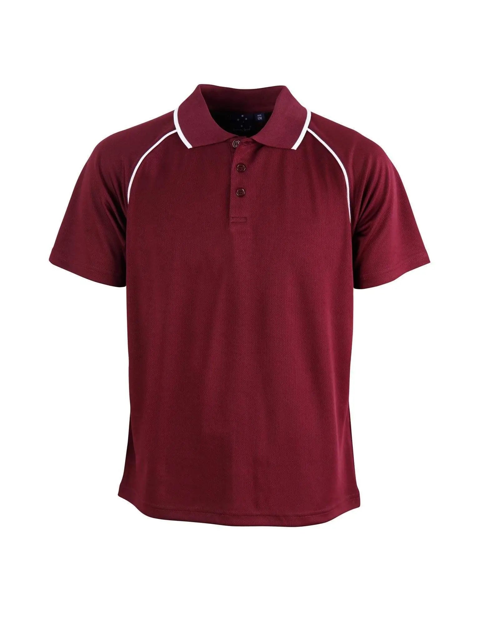 Winning Spirit Champion Polo Kids Ps24 Casual Wear Winning Spirit Maroon/White 4K